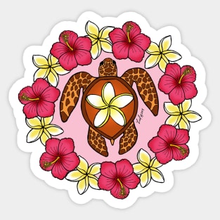 Honu Lei Sticker